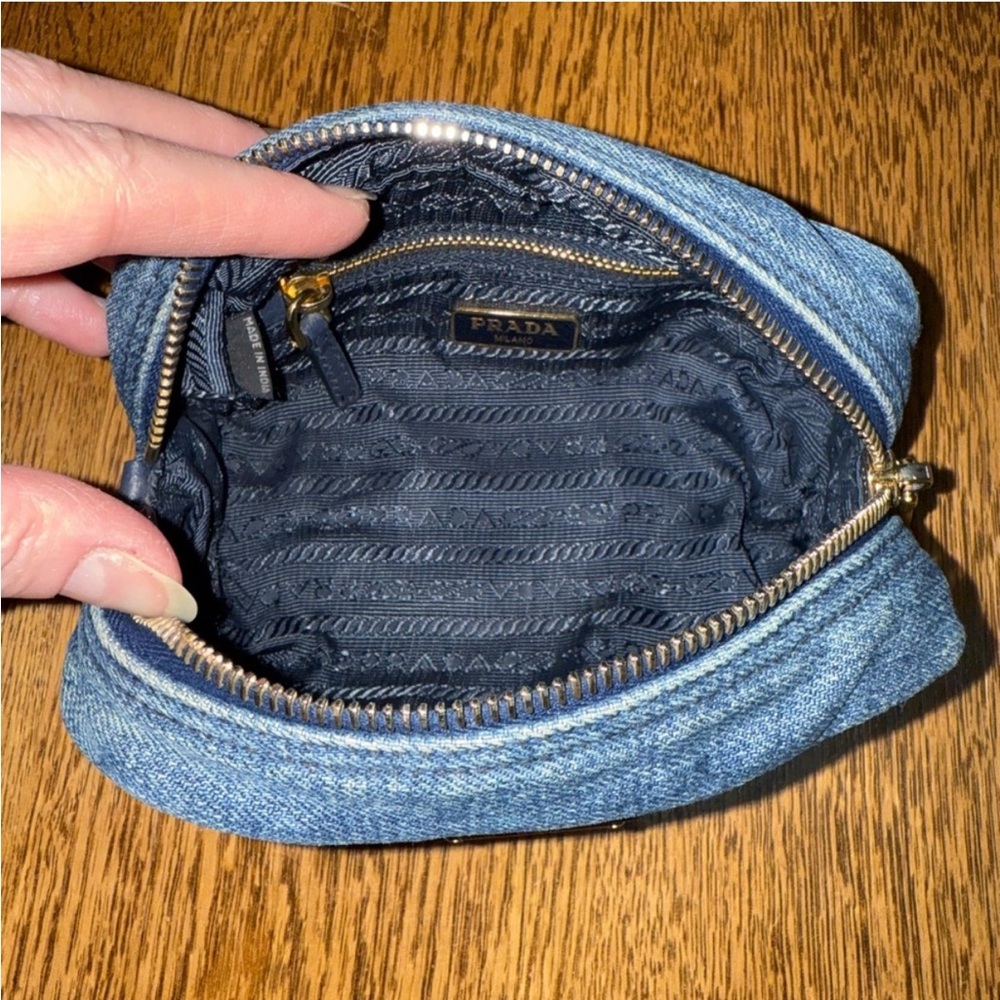 Prada Blue Denim Bag - Picture 9 of 14